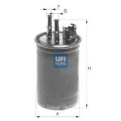 Filter za gorivo UFI 24.409.00