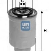 Filter za gorivo UFI 24.413.00