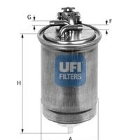Filter za gorivo UFI 24.424.00