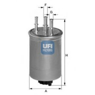 Filter za gorivo UFI 24.445.00