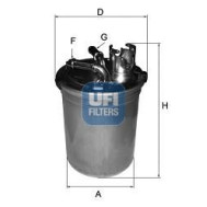 Filter za gorivo UFI 24.451.00