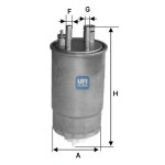 Filter za gorivo UFI 24.ONE.00