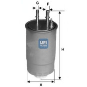 Filter za gorivo UFI 24.ONE.01