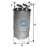 Filter za gorivo UFI 24.ONE.02
