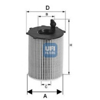 Filter za ulje UFI 25.037.00