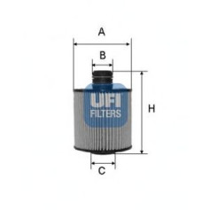 Filter za ulje UFI 25.083.00