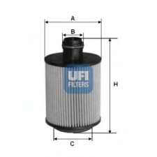 Filter za ulje UFI 25.093.00