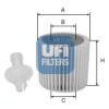 Filter za ulje UFI 25.116.00