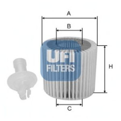 Filter za ulje UFI 25.116.00