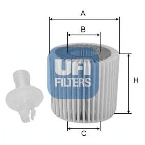 Filter za ulje UFI 25.116.00
