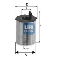 Filter za ulje UFI 25.141.00