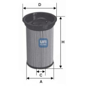 Filter za gorivo UFI 26.005.00