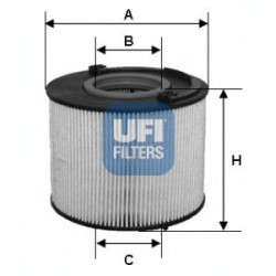 Filter za gorivo UFI 26.015.00