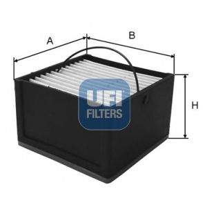 Filter za gorivo UFI 26.063.00