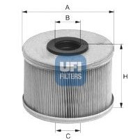 Filter za gorivo UFI 26.686.00