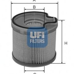 Filter za gorivo UFI 26.691.00