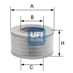 Filter zraka UFI 27.239.00