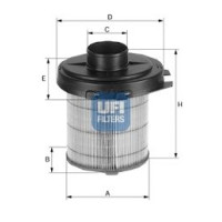 Filter zraka UFI 27.845.02