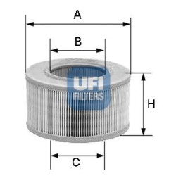 Filter zraka UFI 30.118.01