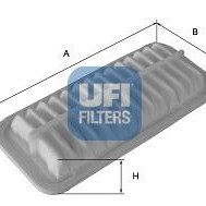 Filter zraka UFI 30.206.00