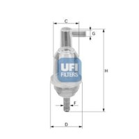 Filter za gorivo UFI 31.013.00