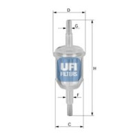 Filter za gorivo UFI 31.027.00