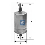 Filter za gorivo UFI 31.510.00
