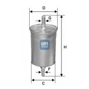 Filter za gorivo UFI 31.722.00