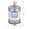 Filter goriva UFI 31.817.00