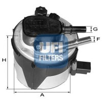Filter goriva UFI 55.170.00