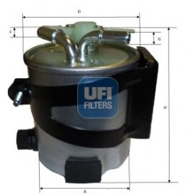 Filter za gorivo UFI 55.418.00