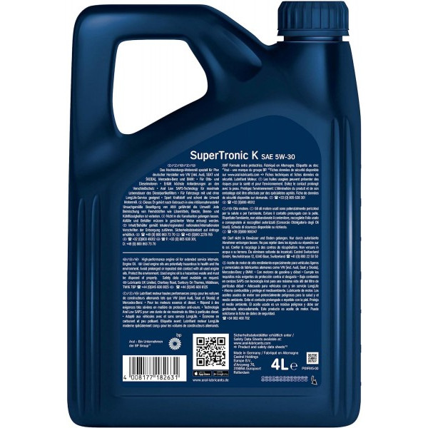 ARAL SUPER TRONIC K 5W-30 507.00, 4L