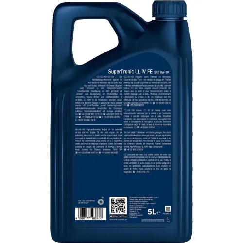 ARAL SUPER TRONIC LL IV FE 0W-20, 5L 508.00/509.00