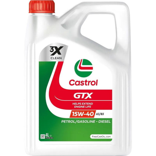 CASTROL GTX A3/B3 15W-40, 4L