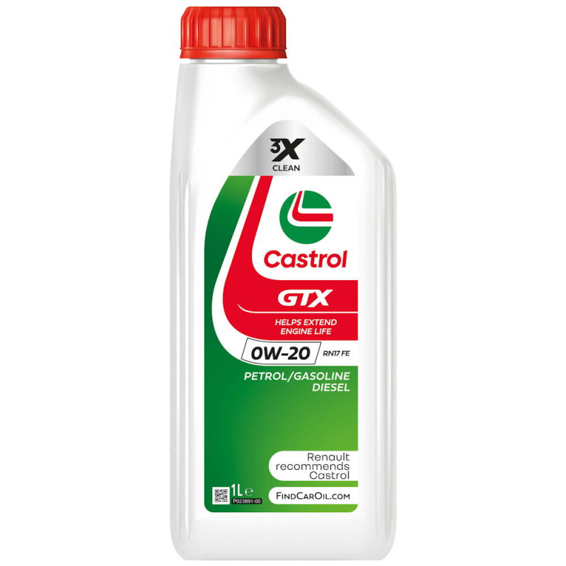 CASTROL GTX 0W-20 RN17 FE, 1L