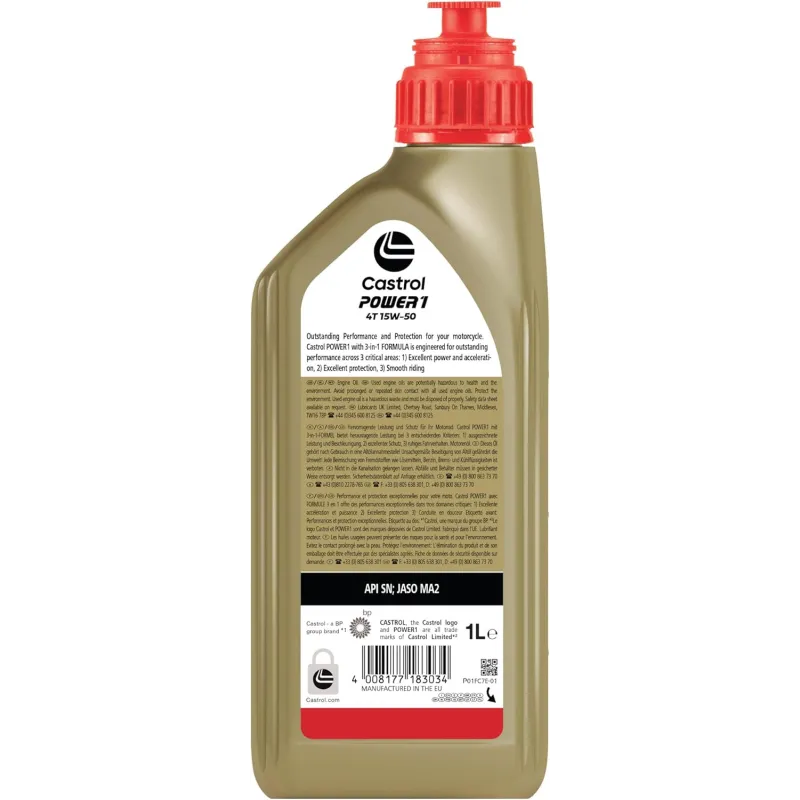 CASTROL POWER 1 4T 15W-50, 1L