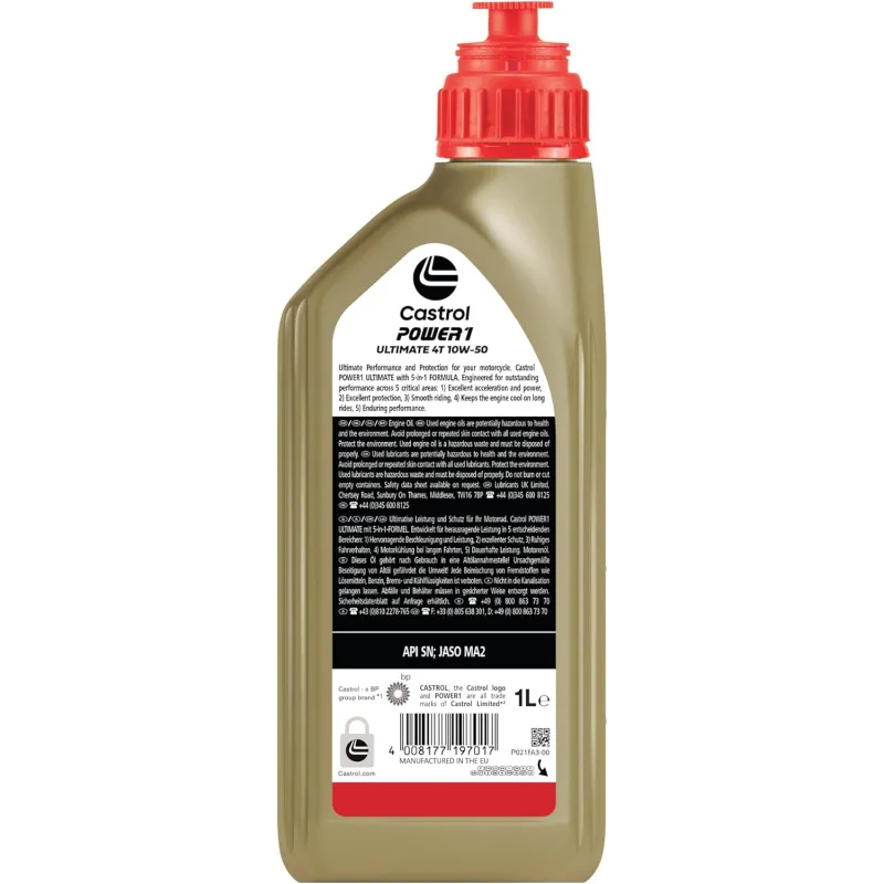 CASTROL POWER 1 ULTIMATE 4T 10W-50, 1L